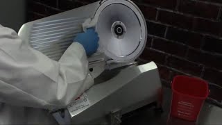 How to Properly Clean a Commercial Meat Slicer [upl. by Terryl]