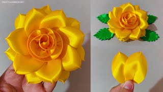 Tutorial de rosas eternascomo hacer rosas con cinta 🌹🌹 [upl. by Colinson]