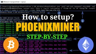 How to setup Phoenixminer for UnmineableGPU  StepbyStep guide [upl. by Aimar]