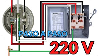 Instalación eléctrica desde cero 220v [upl. by Eidna428]