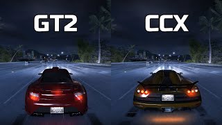 Porsche 911 GT2 vs Koenigsegg CCX  Need for Speed Carbon Drag Race [upl. by Retrak160]