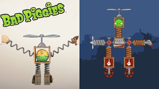 Bad Piggies vs Piggy Tales Vehicles  Part 4 [upl. by Nelleeus]