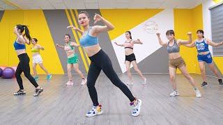 30 Min Lower Belly Workout 🔥 Exercises to Get Slim Waist  AEROBIC DANCE [upl. by Dinerman]