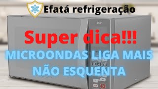 Microondas Brastemp liga mais não esquenta EfataRefrigeracaoecursos [upl. by Mauretta10]