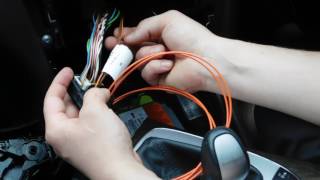 LaPower fiber optic bluetooth adapter installation to Mercedes w211 audio20 Unit [upl. by Niar884]