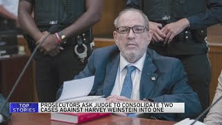 NY prosecutors want to combine Harvey Weinstein’s criminal cases into a single trial [upl. by Seavey]