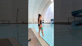 My swimming training 😃 youtubecreatorcommunity motivation triathlete sports [upl. by Dloraj]