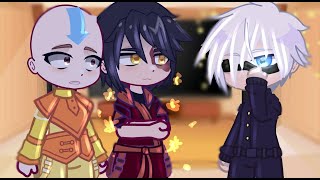 Team Avatar React To Gojo Satoru  Avatar The Last Airbender  Gacha React [upl. by Walli]