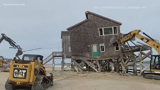 Outer Banks erosion concerns prompt demolition of 2 Rodanthe homes [upl. by Nathanael]