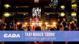 Tkay Maidza ‘Shook’  Full Performance  ALWAYS LIVE X CADA [upl. by Aiza]