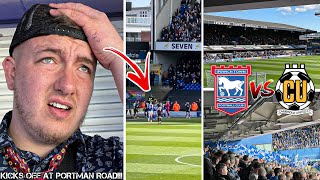 IPSWICH TOWN VS CAMBRIDGE UNITED  01  AWAY FANS CHANT AT ME PLAYERS FIGHT amp HORRIFIC LOSS [upl. by Dnalsor379]