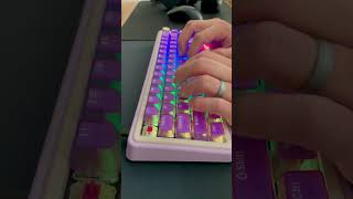 Cidoo Nebula  Gateron Aliaz Silent Tactile  Typing Test keyboardsounds [upl. by Vanna]