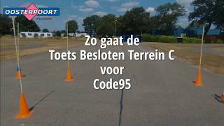 Zo gaat de Toets Besloten Terrein C met de vrachtauto [upl. by Yeblehs]