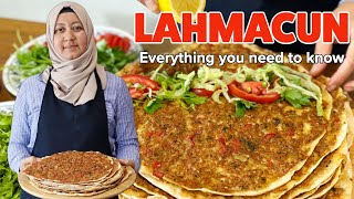 Turkish LAHMACUN😍 How To Make At Home  The Most Popular Street Food In Turkey [upl. by Cherey]