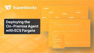 Deploying the OnPremise Agent with ECS Fargate [upl. by Ordnasela662]