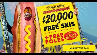 J skis Black Friday Hotdog Handout [upl. by Aronel]