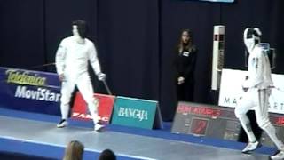 Imre v Jeannet and Kovacs v Jeannet  Barcelona WC Mens Epee 2003 [upl. by Laertnom]