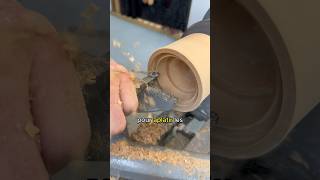 Retournement de veste a la fin 😂 diy satisfying woodworking satisfyingvideo woodturning [upl. by Haram506]