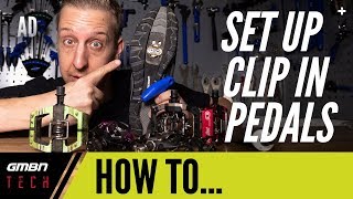 How To Set Up Clip In Pedals For Mountain Biking [upl. by Erreip408]