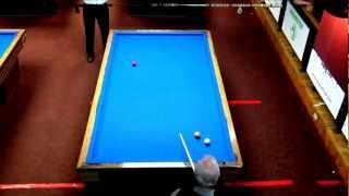 Raymond Ceulemans vs Efren Reyes 712 Balkline part BlomdahlRaiford commentary [upl. by Iives]