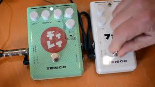 Teisco DELAY amp FUZZ One Minute ThirtyThree With [upl. by Rafaelia]