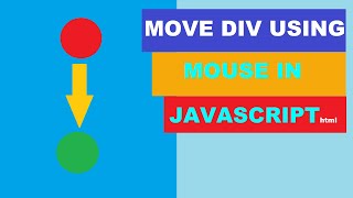 how to move div using mouse cursor in js move div using mouse  move div html css js hypercodez [upl. by Enalda979]