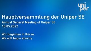 Uniper Hauptversammlung 2022 [upl. by Constantine]