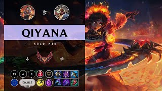 Qiyana Mid vs Corki  EUW Grandmaster Patch 1411 [upl. by Lattimer]