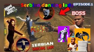 Franklin found Servant Dancing Lady in GTA5  kill of chop  dangerous situation in shinchen [upl. by Ludmilla]