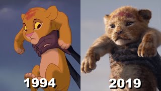 EL REY LEÓN TRAILER COMPARACIÓN 19942019 [upl. by Shah]