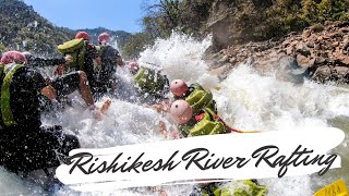 River Rafting in Rishikesh  Kaudiyala to Rishikesh Rafting 35 km  The Great Wall Rapid Complete [upl. by Milah]