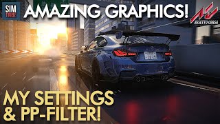 AMAZING GRAPHICS with MY BEST Graphics Settings and PPFilter  Assetto Corsa REALISTIC Graphics [upl. by Vivl]