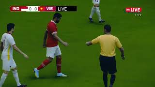 Indonesia vs Vietnam live  World Cup 2026 Qualifiers Asian  Match Live Today PES 21 Simulation [upl. by Annairoc]