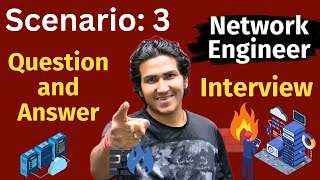 Scenario3  Network Engineer Interview Question along with Answer ccna ccnp ccie networks [upl. by Ramah]