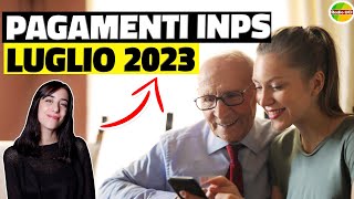 Pagamenti INPS Luglio 2023 Pensioni NASPI Assegno Unico RDC [upl. by Epolulot657]