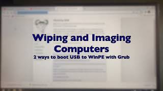 Part40 Two ways to boot USB to WInPE with Grub [upl. by Justen503]