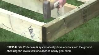 Building Your Wooden Shed Base [upl. by Yrailih]