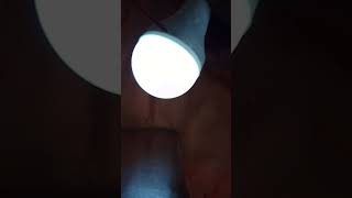 Rechargeable LED bulb tips led ledlights bulbyoutubeshorts [upl. by Elamef]