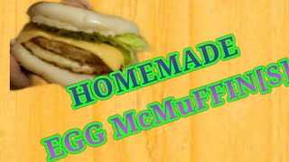 How to Make homemade McDonalds Egg McGuffin [upl. by Adnoved]