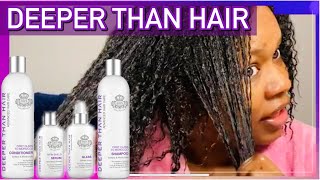 The TRUTH about Deeper Than Hair Advanced Hair Care Products on Type 4 HAIR  Natural Hair Journey [upl. by Thesda760]