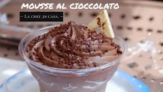 MOUSSE AL CIOCCOLATO FATTO CON BIMBY  FACILE E VELOCE [upl. by Crowe]