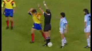 gheorghe hagi vs diego armando maradona [upl. by Odrautse]