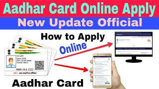 How to apply online aadhar card  Aadhar card ke liye online apply kaise kare 2020 [upl. by Larissa]