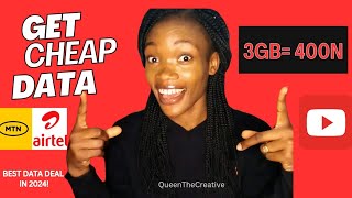 How To Get Cheap Data In 2024  MTN  Airtel Easy Data Hack [upl. by Laine194]