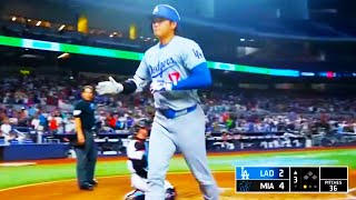 Shohei Ohtani 2 Run Home Run 48th of Season  Dodgers vs Marlins 2024 MLB Highlights [upl. by Ensign954]