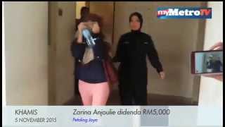 Zarina Anjoulie didenda RM5000 [upl. by Eppie191]