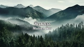 Madison Beer  Reckless lyrics slowed  reverb [upl. by Allina]