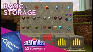 Creativerse Basic Strorage  2G Blueprints [upl. by Witherspoon]