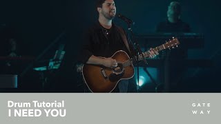 I Need You  Acoustic Guitar Playthrough  gatewayworship [upl. by Yllatan]