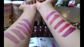 Labiales Líquido Colour Unlimited UltraFix Tonos completos The One C01 2024 Oriflame Perú [upl. by Libna466]